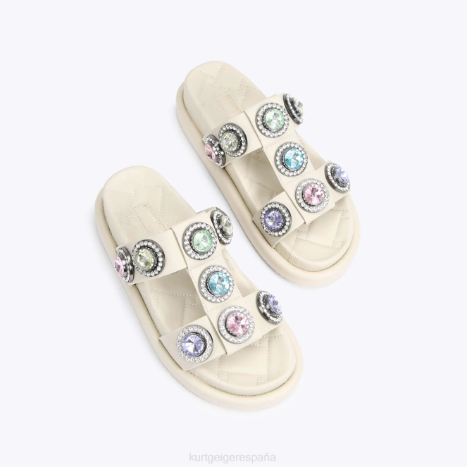 Kurt Geiger mujer sandalia london orson con cristales 2LPR428 | calzados combinación de huesos